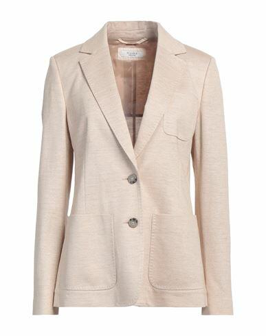 Peserico Woman Blazer Beige Cotton, Linen Cover