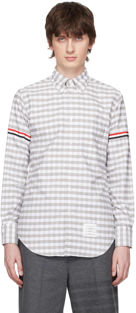 Thom Browne Gray Armband Classic Shirt Cover