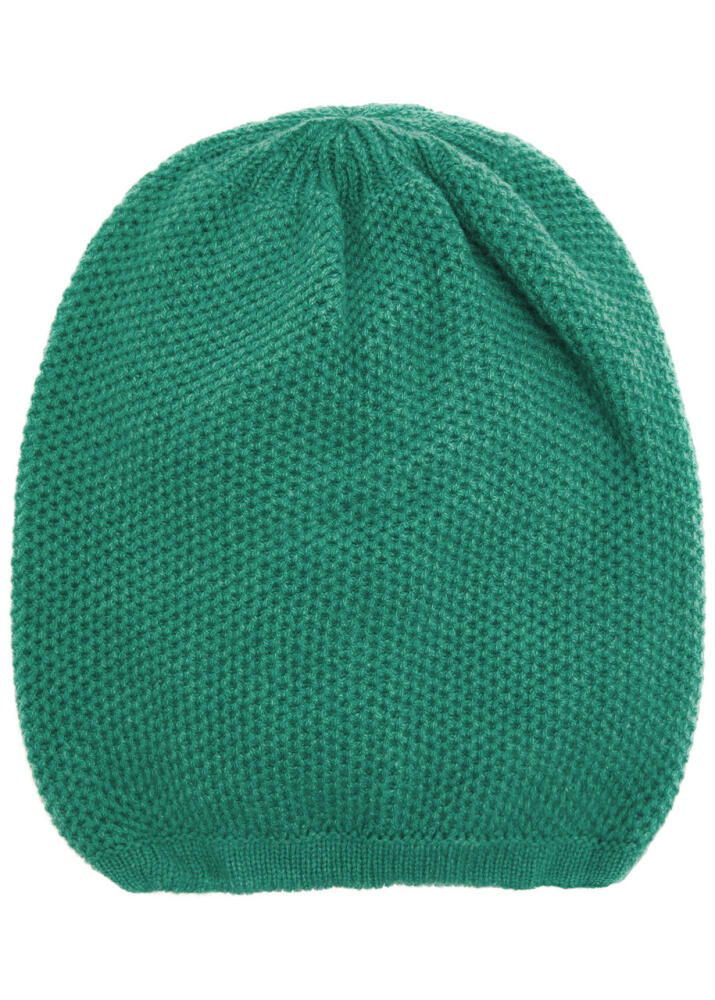 Inverni Waffle-knit Cashmere Beanie - Green Cover