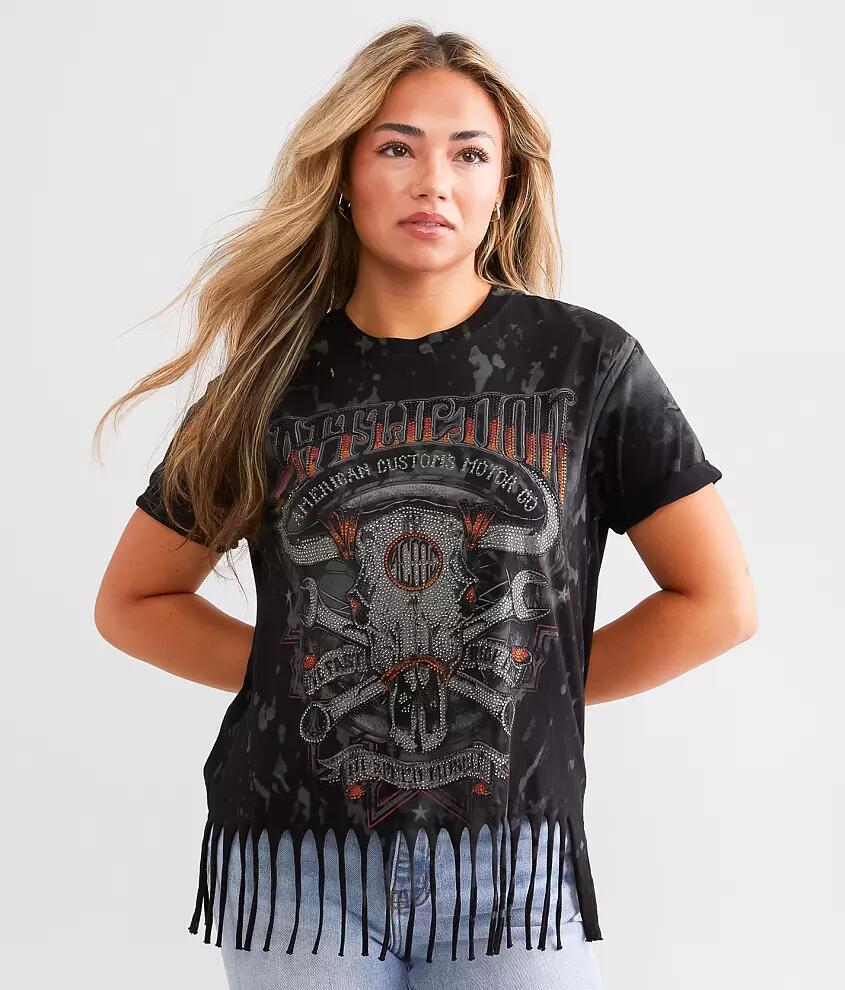 Affliction Hi-Speed American Customs Fringe T-Shirt Cover