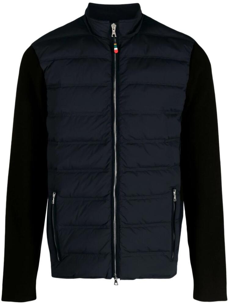 Orlebar Brown Wallace panelled padded jacket - Blue Cover