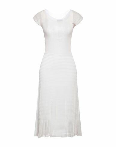 Emporio Armani Woman Midi dress Ivory Viscose, Polyamide Cover