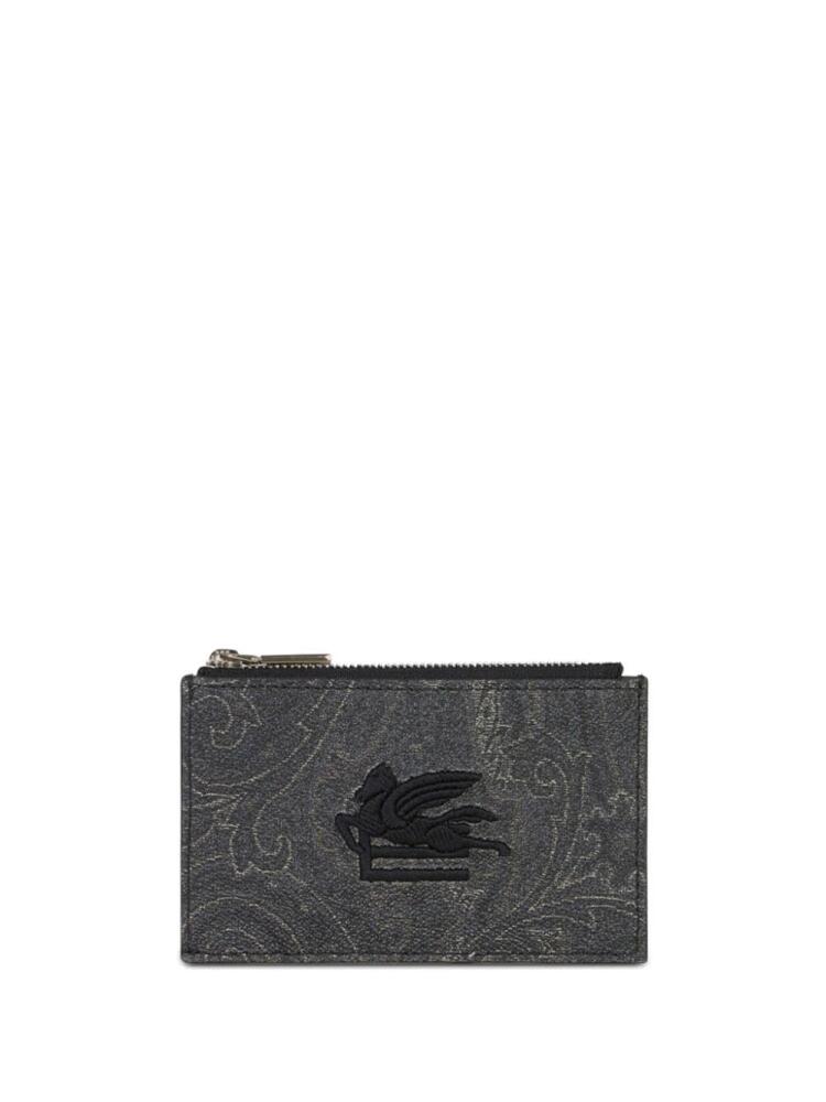 ETRO paisley coin-pocket wallet - Grey Cover