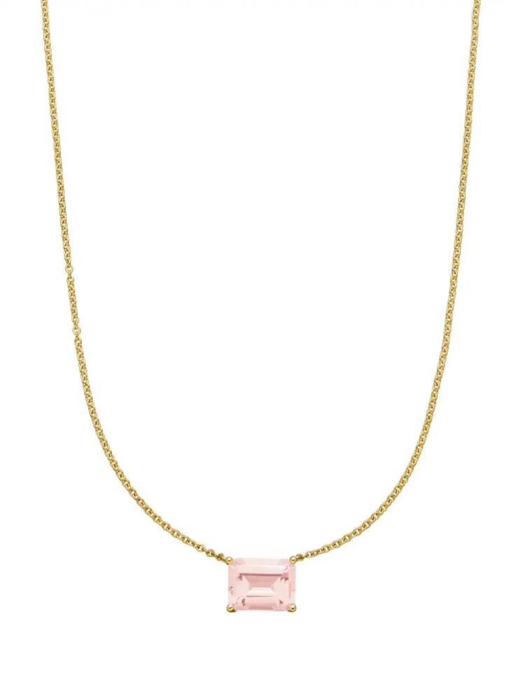 VEYNOU 14kt yellow gold Rosie morganite necklace Cover