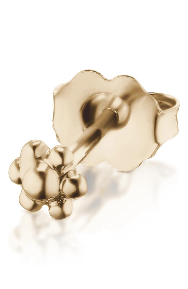 Maria Tash Ball Flower Stud Earring in Yellow Gold Cover