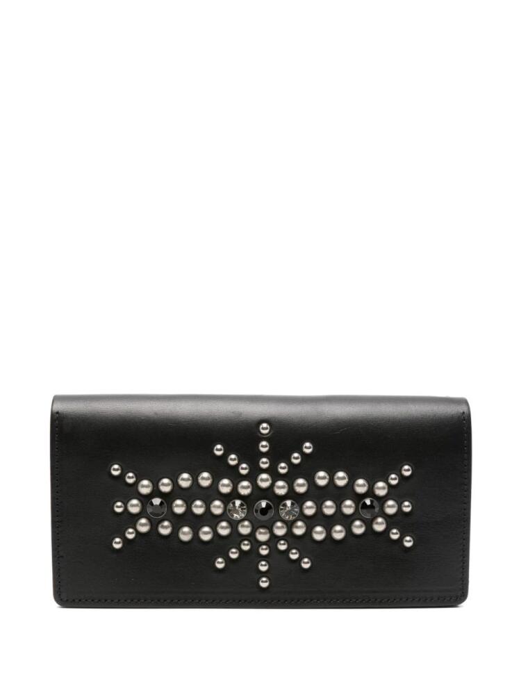 Yohji Yamamoto stud-embellished wallet - Black Cover