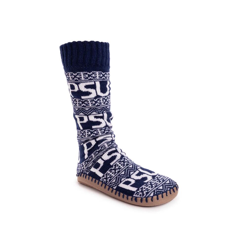 MUK LUKS Game Day Unisex Slipper Socks | Men's | Penn State Cover