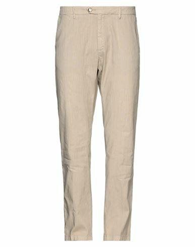 Seventy Sergio Tegon Man Pants Beige Cotton, Linen, Polyester, Elastane Cover