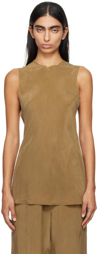 Gabriela Coll Garments Brown No.256 Tank Top Cover