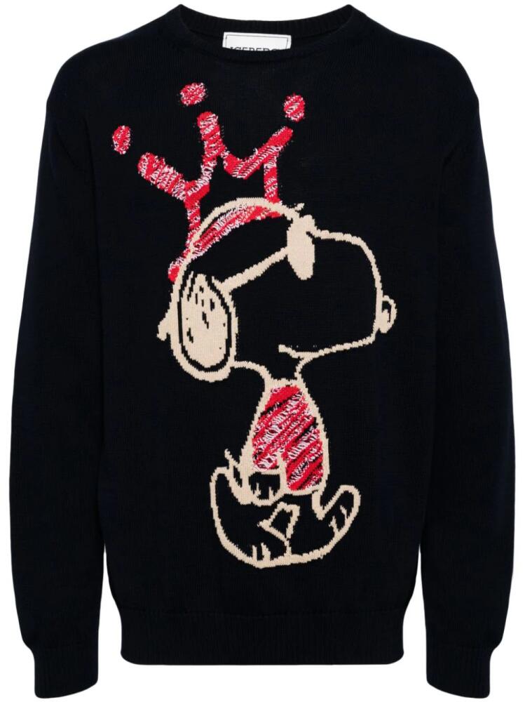 Iceberg x Peanuts cotton crew neck jumper - Blue Cover