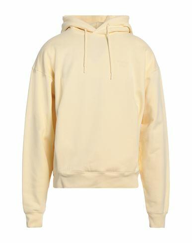 Martine Rose Man Sweatshirt Light yellow Cotton Cover