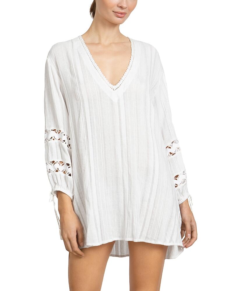 Robin Piccone V Neck Tunic Swim Cover-Up Cover