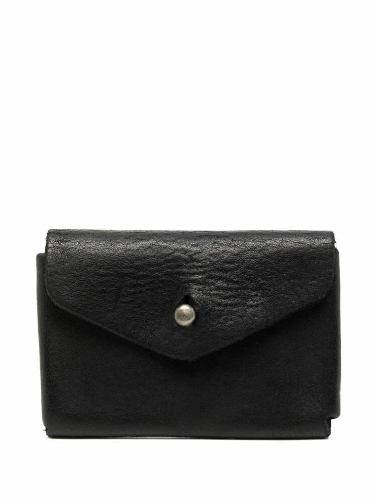 Guidi EN01 leather cardholder - Black Cover