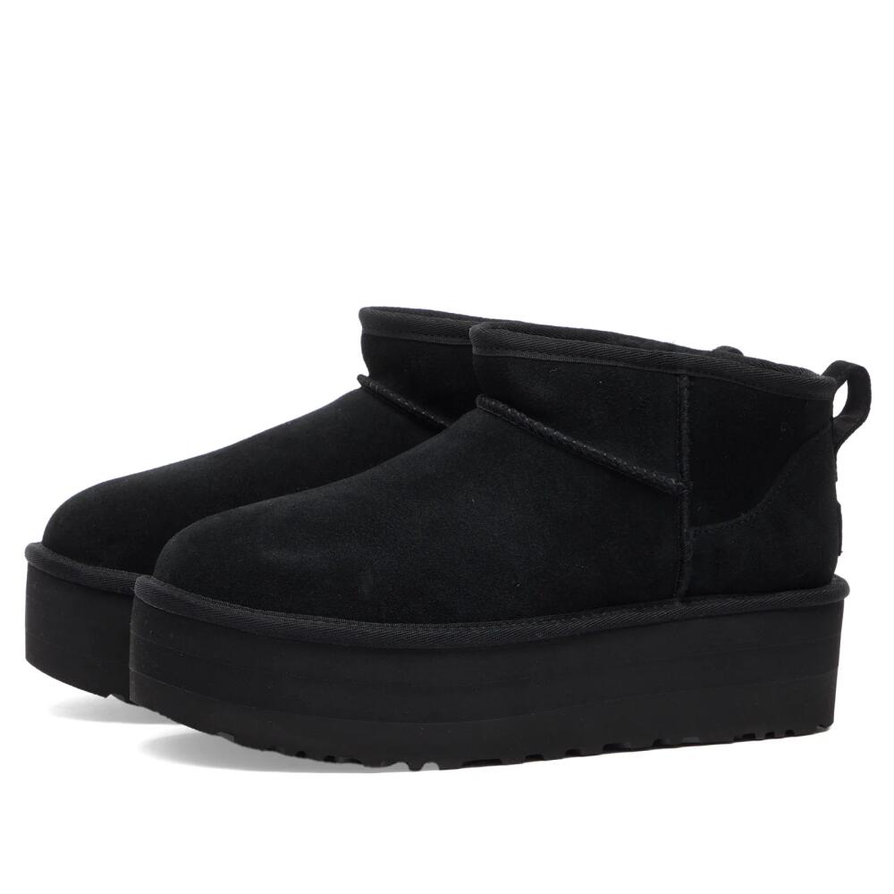 UGG Women's Classic Ultra Mini Platform in Black Cover