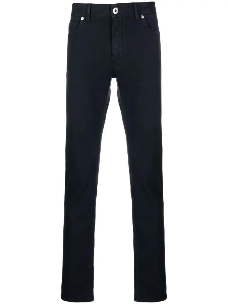 Brioni low-rise slim-fit jeans - Blue Cover