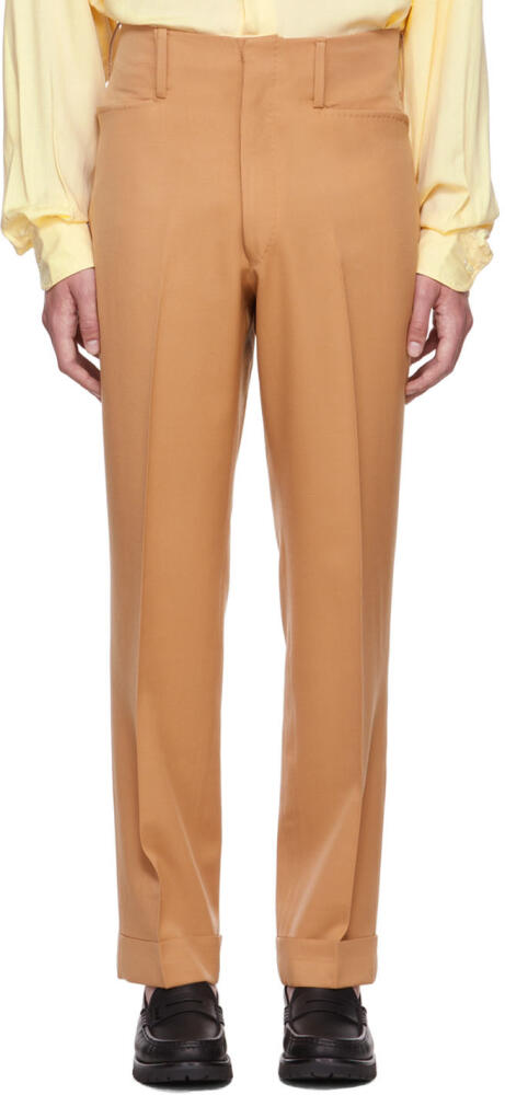 Factor's Tan Tailored Trousers Cover