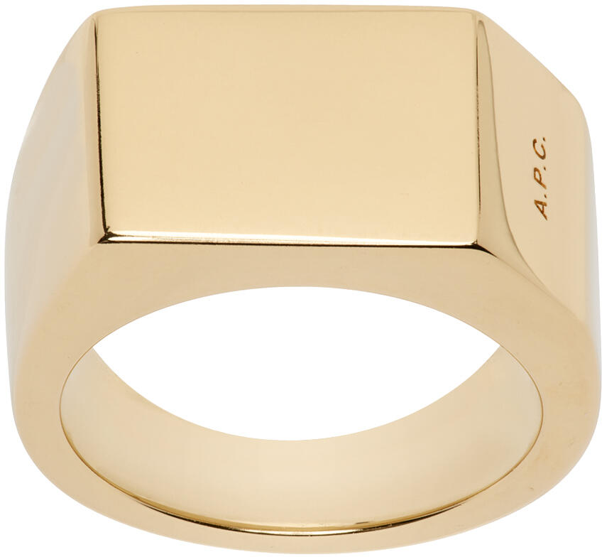 A.P.C. Gold Minimal Ring Cover