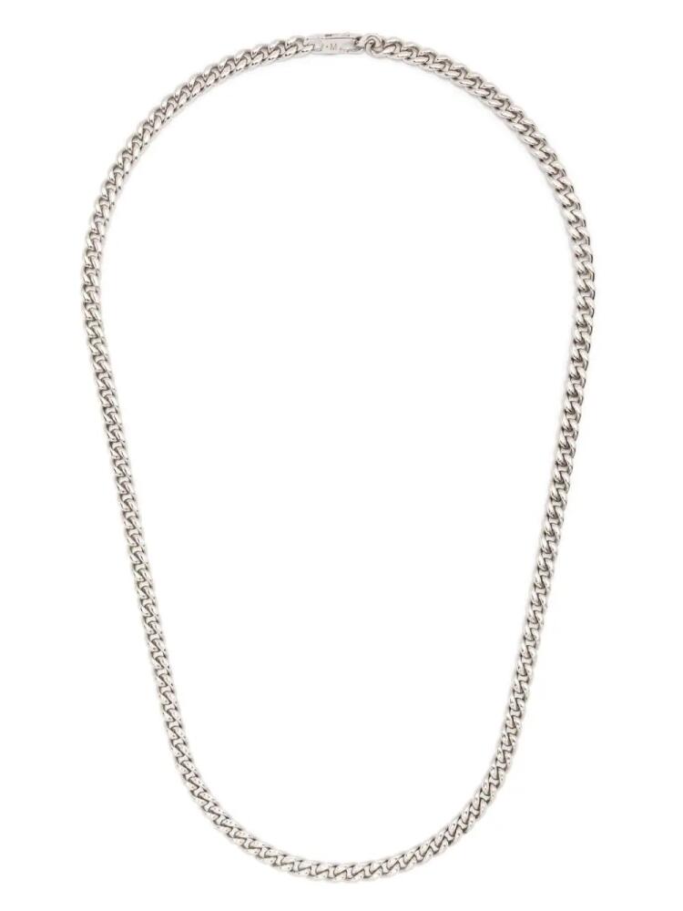 Missoma Flat curb chain necklace - Silver Cover