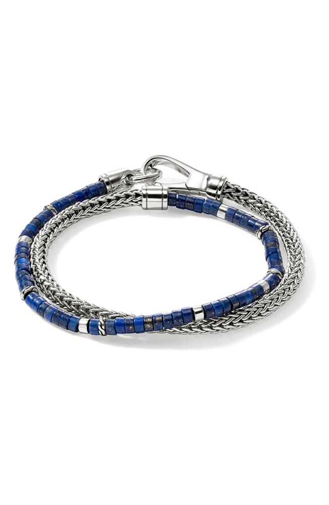 John Hardy Heishi Chain Wrap Bracelet in Blue Cover