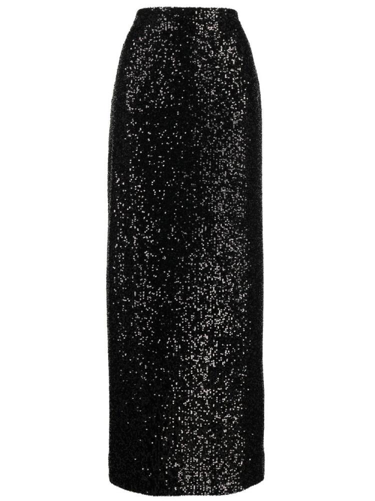 Elie Saab sequin-embellished maxi skirt - Black Cover