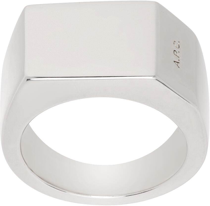 A.P.C. Silver Minimal Ring Cover