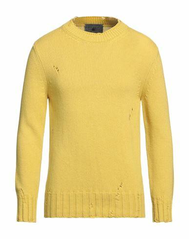 Messagerie Man Sweater Mustard Virgin Wool, Viscose, Nylon, Cashmere Cover