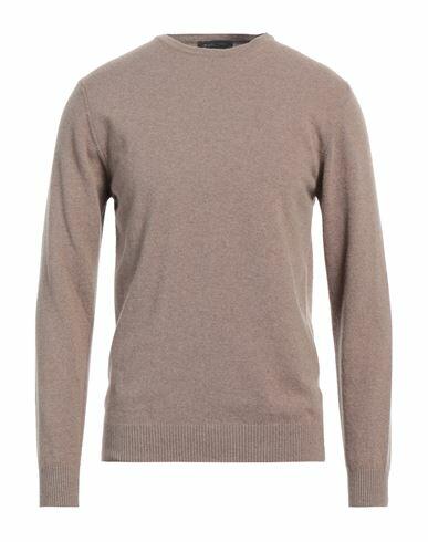 Daniele Fiesoli Man Sweater Khaki Wool, Cashmere Cover