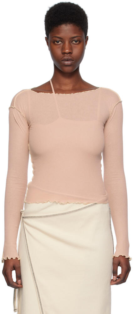 Baserange Pink Vein Long Sleeve T-Shirt Cover