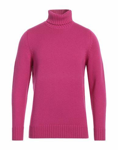 Drumohr Man Turtleneck Fuchsia Merino Wool Cover