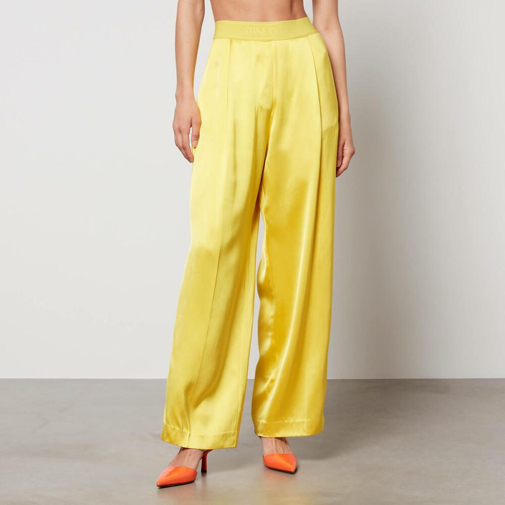 Stine Goya Ciara Satin Wide-Leg Trousers Cover