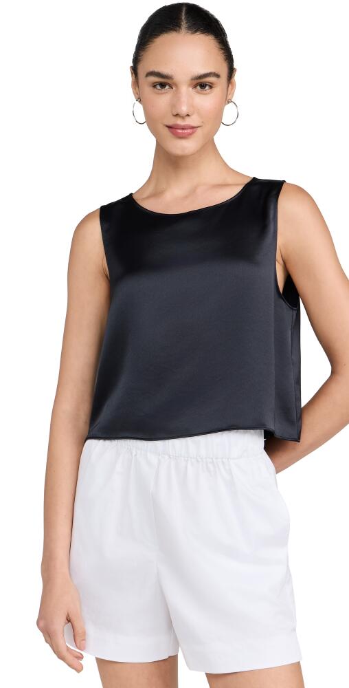 Leset Barb Crop Sleeveless Crew Midnight Cover