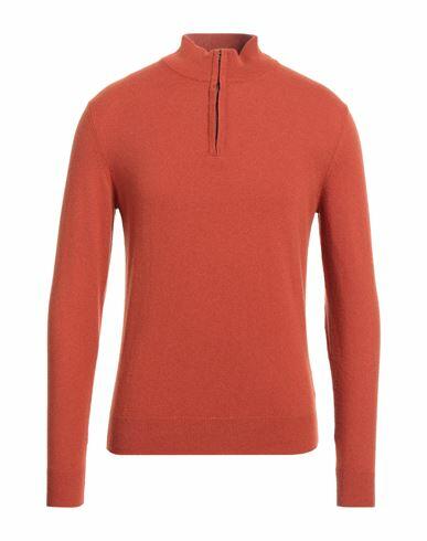 Hackett Man Turtleneck Rust Merino Wool, Viscose, Polyamide, Cashmere Cover