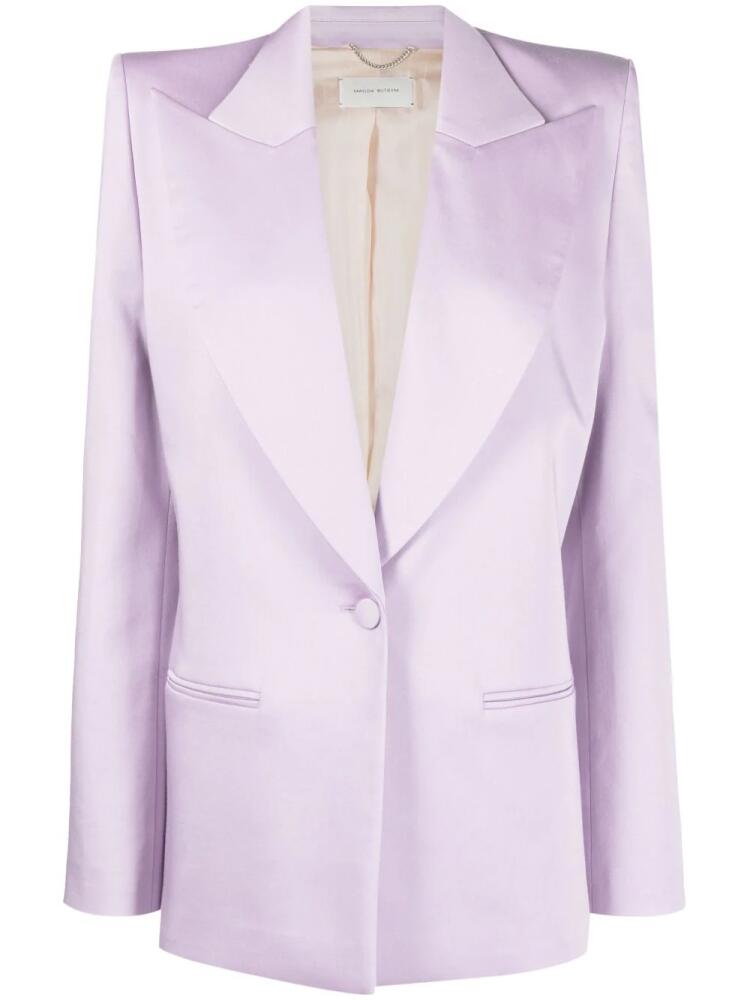 Magda Butrym single-breasted blazer - Purple Cover