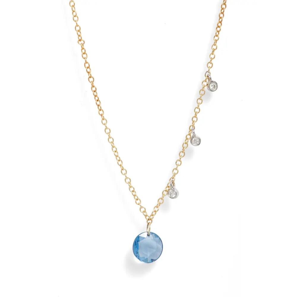 Meira T Sapphire & Diamond Necklace in Blue Cover