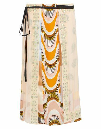 Dsquared2 Woman Midi skirt Blush Polyester, Glass, Synthetic fibers, PVC - Polyvinyl chloride, Silk Cover