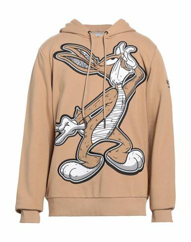 Iceberg Man Sweatshirt Camel Cotton, Polyester Cover