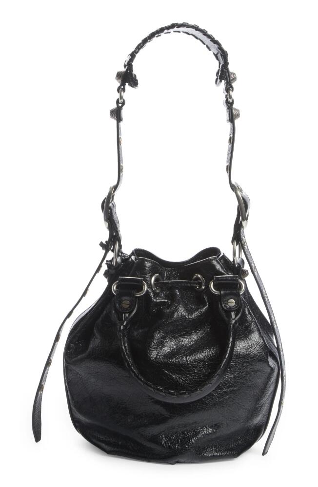 Balenciaga Small Le Cagole Bucket Bag in Black Cover