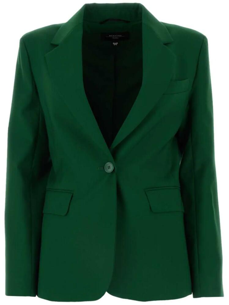 Weekend Max Mara Lamine blazer - Green Cover