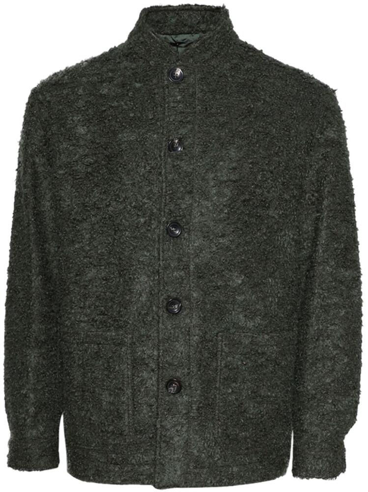 Doppiaa faux-shearling jacket - Green Cover