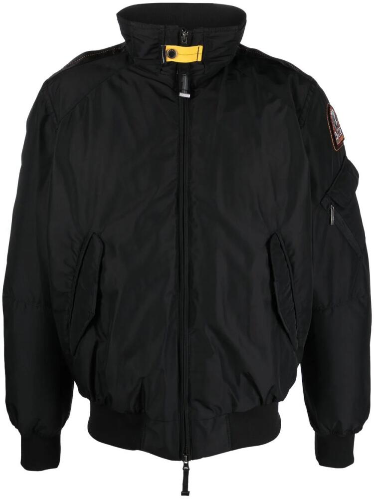 Parajumpers logo-patch detail windbreaker - Black Cover