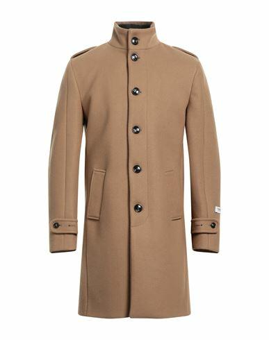 Berna Man Coat Camel Polyester Cover