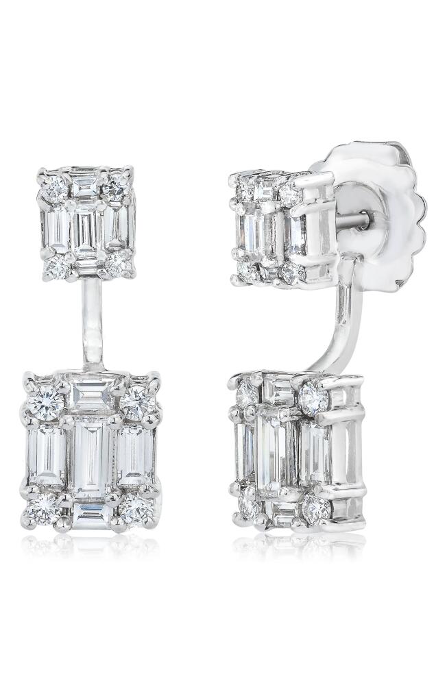 Mindi Mond Clarity Dual Cube Diamond Ear Jackets in 18Kwg Cover