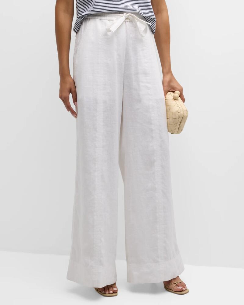 A.L.C. Holden Wide-Leg Linen Pants Cover