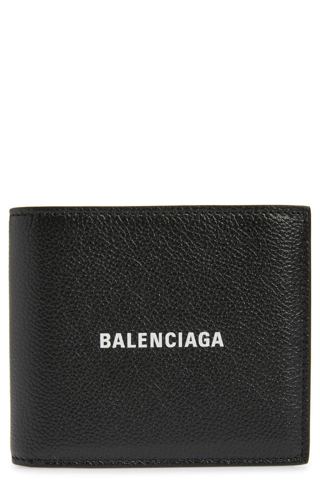 Balenciaga Square Billfold Wallet in Black/White Cover