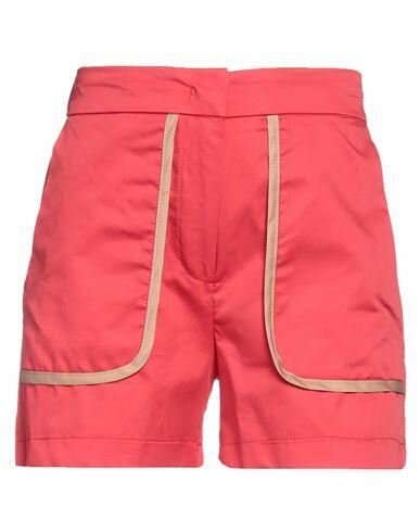 Twenty Easy By Kaos Woman Shorts & Bermuda Shorts Red Cotton Cover