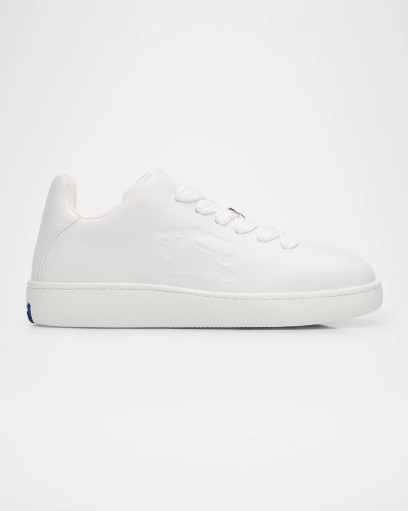 Burberry Men's Leather Box Low-Top Sneakers Cover