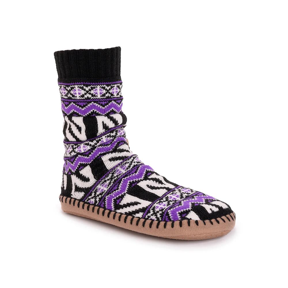 MUK LUKS Game Day Unisex Slipper Socks | Men's | Northwestern Cover