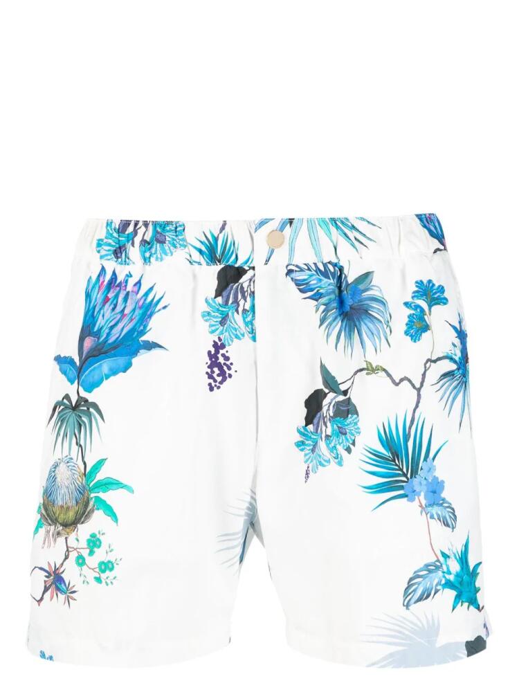 ETRO floral-print swim shorts - White Cover