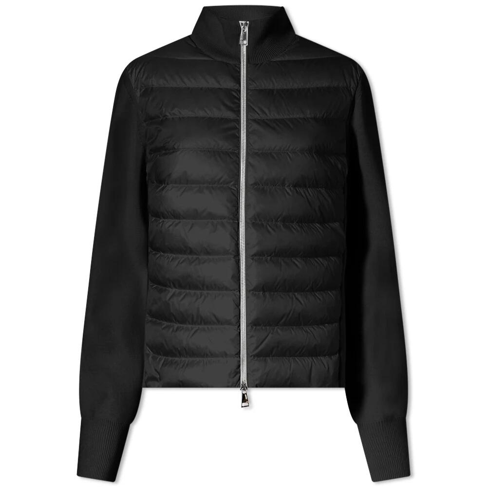 Moncler Women's Padded High Neck Cardigan in Black Cover