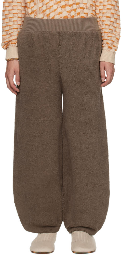 Isa Boulder SSENSE Exclusive Brown Sweatpants Cover